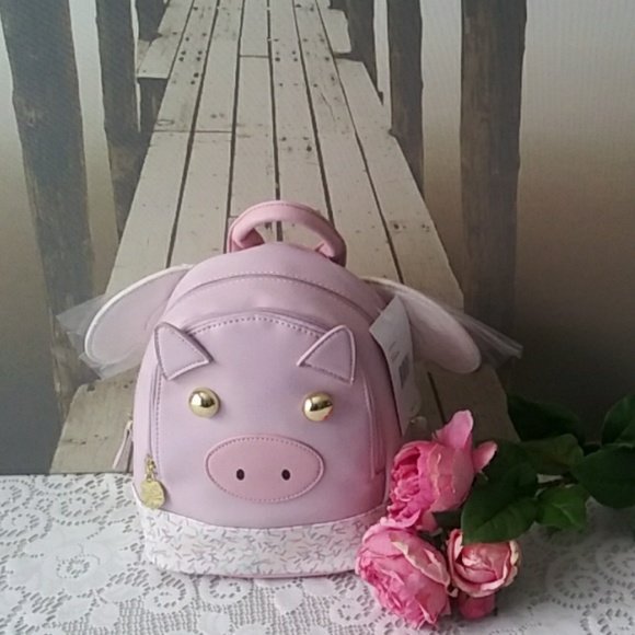 Betsey Johnson Bags Betsey Johnson Pig Mini Backpack Poshmark